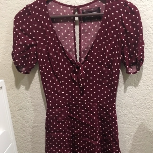 Exquisite Reformation Irene Dress Dots 0 XS - Picture 3 of 5